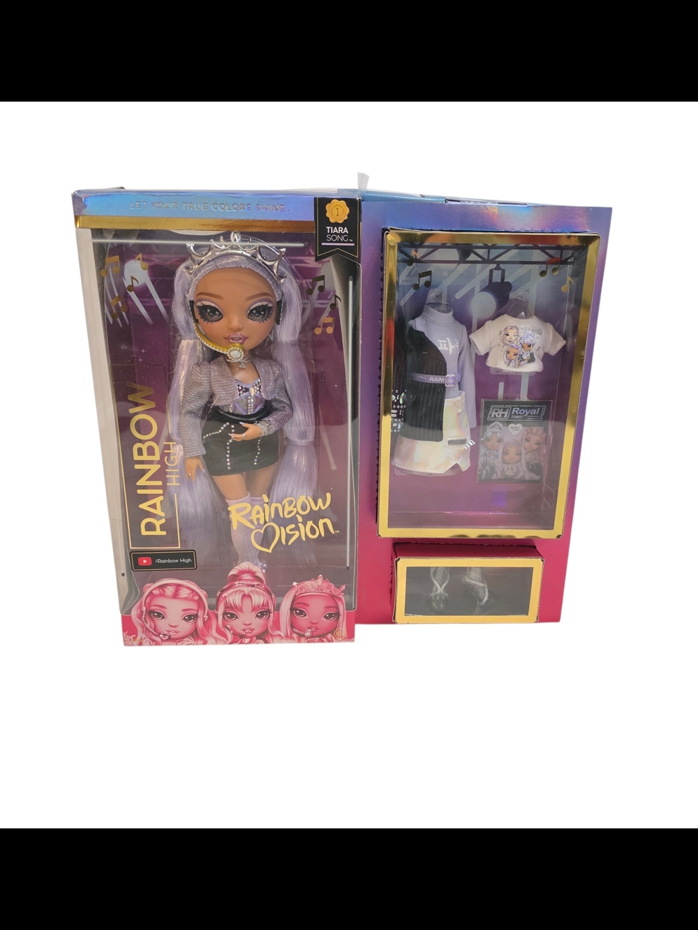 Rainbow High Tiara Song Rainbow Vision Royal Three Fashion Doll Toys Collectible